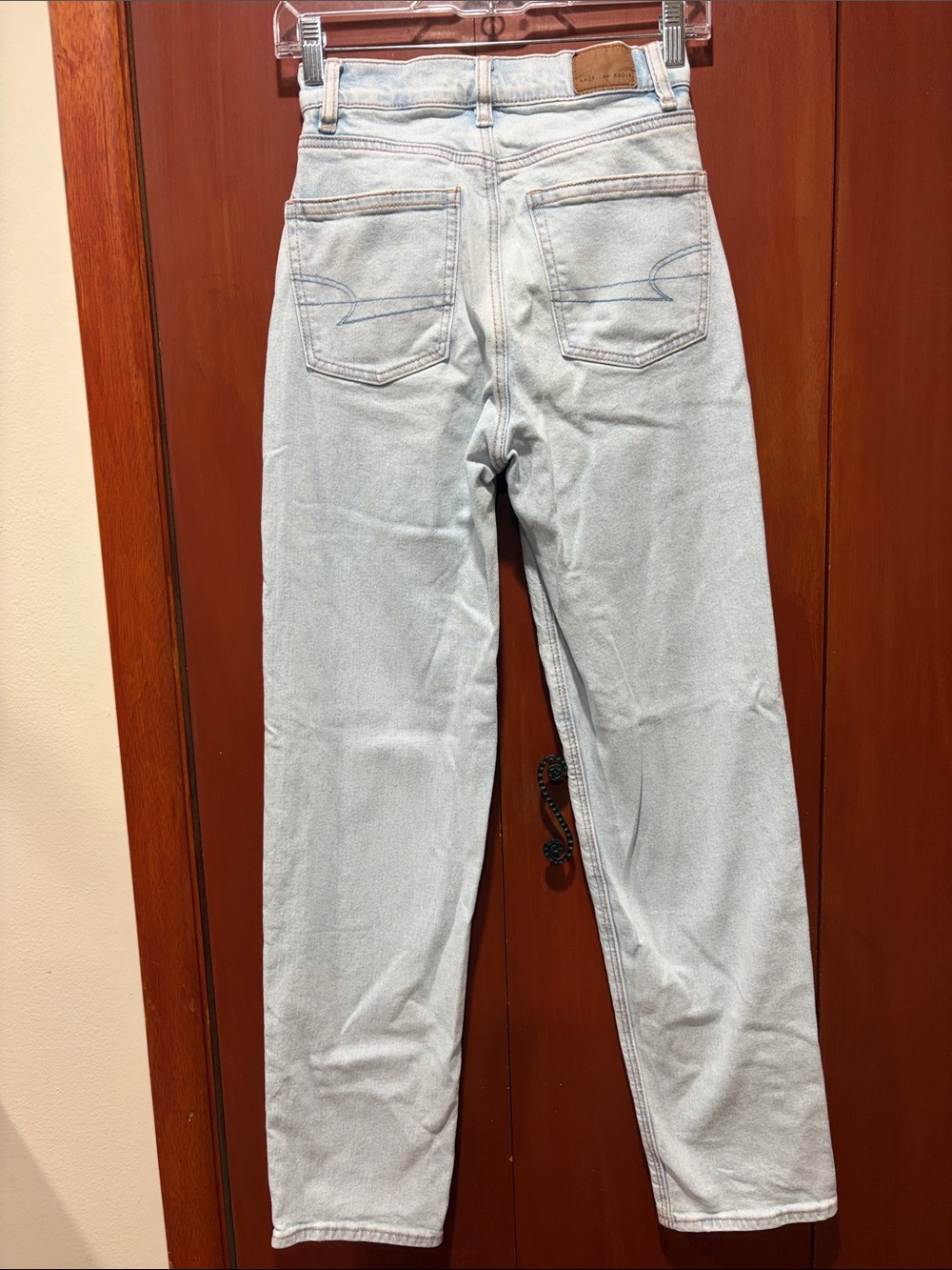 American Eagle Outfitters High-Rise Light Wash Jeans